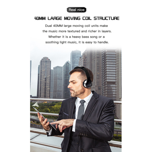True 3D wireless cinema effect headphone