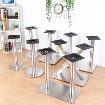 Wrought Iron and Stainless Steel Dining Table Legs & Hardware