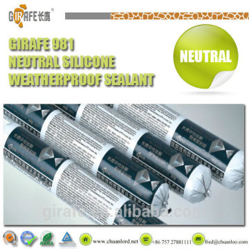 Girafe 981 Neutral Weatherproof Silicone Sealant 590ml sausage package
