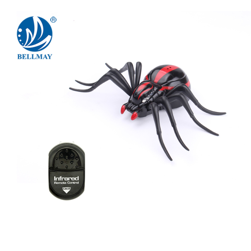 Mainan rc inframerah kawalan jauh hitam spider
