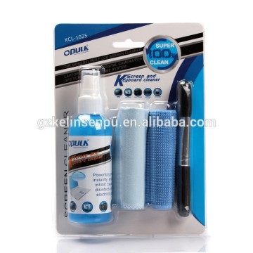 alcohol free anti-static laptop cd screen cleaning kit