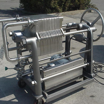 Stainless steel and the Framework's filter chamber press