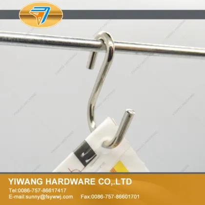 10 years manufacturer high quality wholesale metal s hook for goods