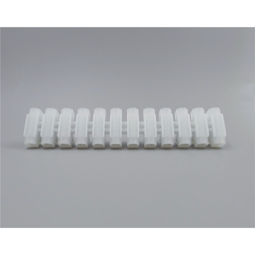 Raised base connector polyamide steel terminal strip