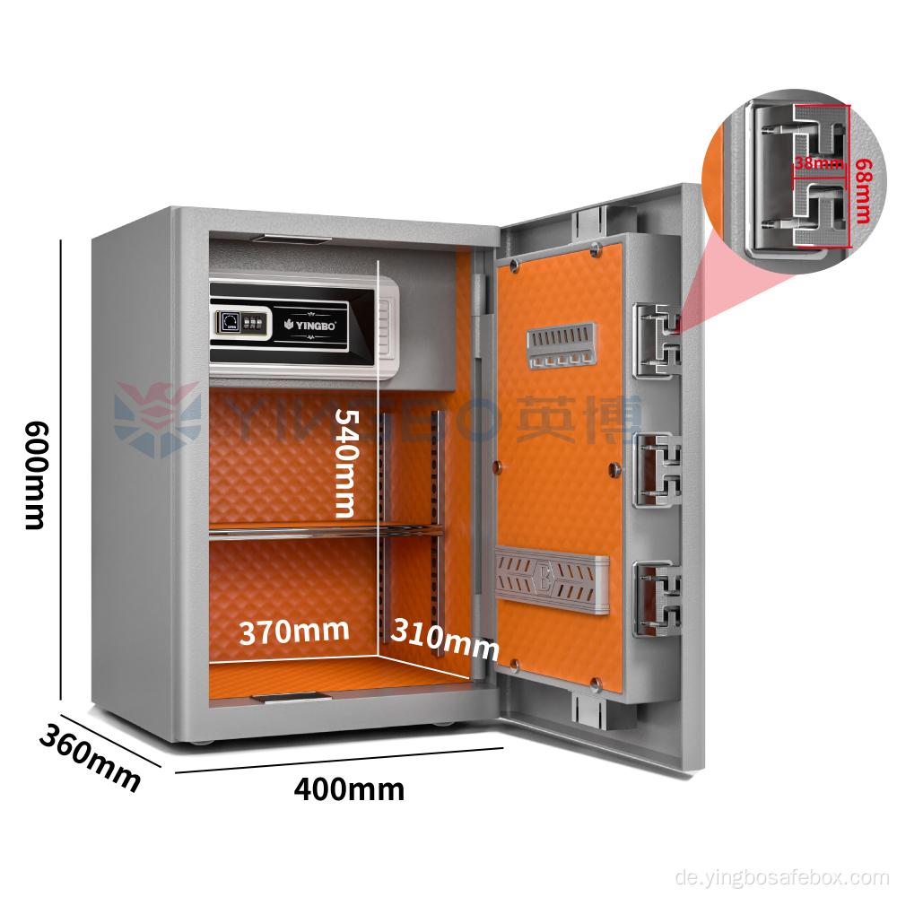 Dual Alarm Safe Box Patentierte Haus verwenden Safes