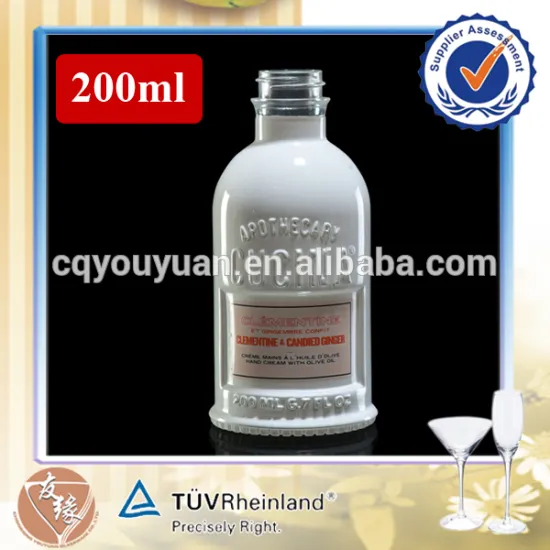 unique designed 200ml small fancy glass bottles wholesale