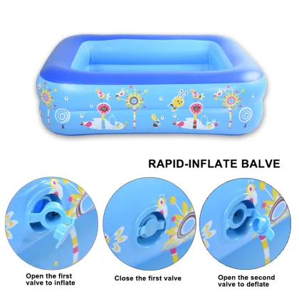 Inflatable Plastic Swimming Pool for Home