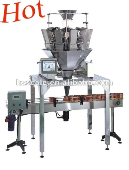 Automatic Walnuts Packaging Machine with 10 Head Electric Combination Scale Machine