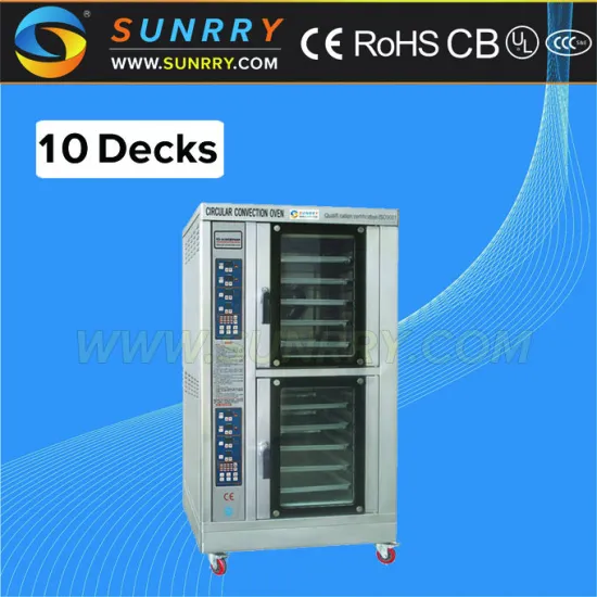 Hot sale industrial 10 trays hot air bread stick machine tortilla with convection parts