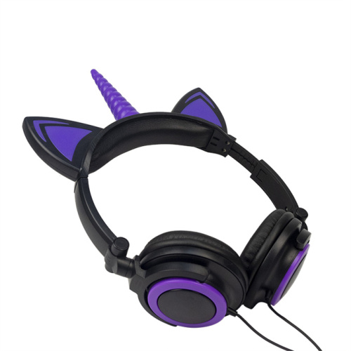 Hadiah Natal Lucu Unicorn Headphone Kabel