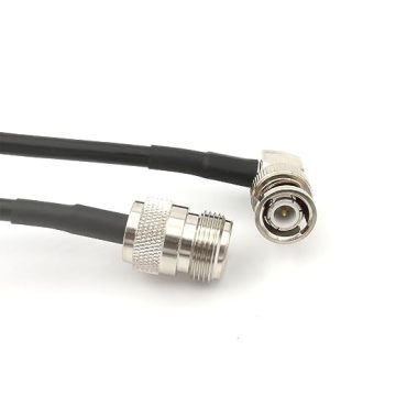 RG58 Cable Assembly RG58 Right Angle BNC Male to N Female RF Coaxial