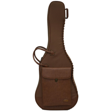 Sac de guitare classique de style vintage avec poignée en cuir