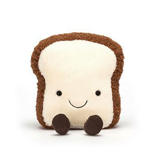 Realistic toast pillow plush toy for children