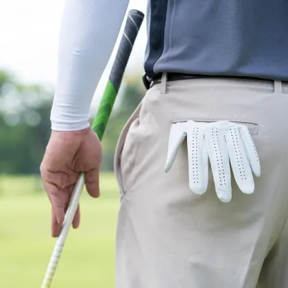 AAA Grade Custom Goatskin Leather Cabretta Golf Gloves
