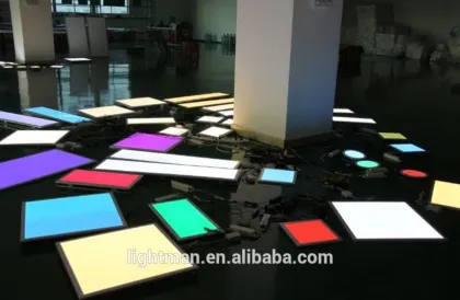 Wall & Ceiling Lighting DMX512 Compatible Group Controlling RGB panel LED620x62038W