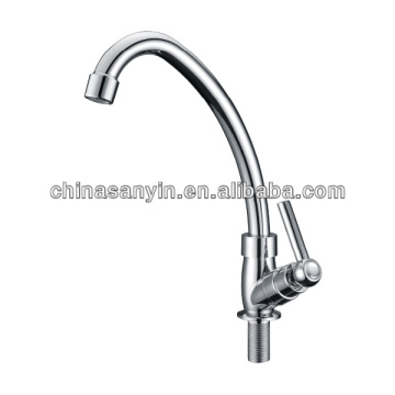 Plastic water tap faucet in white