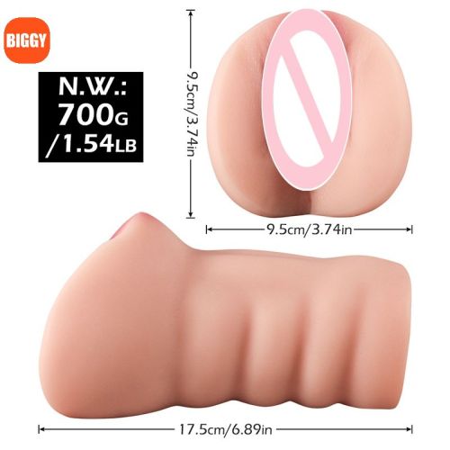 Copo de masturbador de silicone para homens