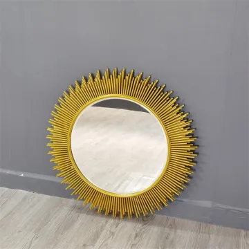vintage metal frame MDF mirror bedroom mirror