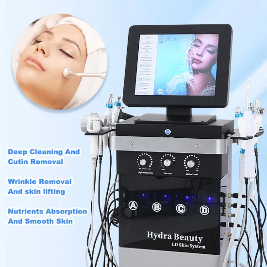 14-in-1 Hydrofacial Hydra Oxygen Jet Dermabrasion Machine