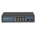 8 PORT GIGABIT CCTV POE Switch avec SFP