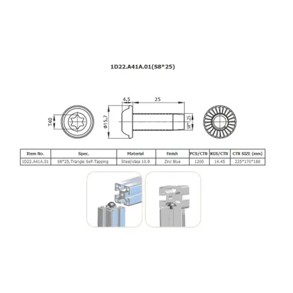 Acme Threaded Rods and Nuts Screws