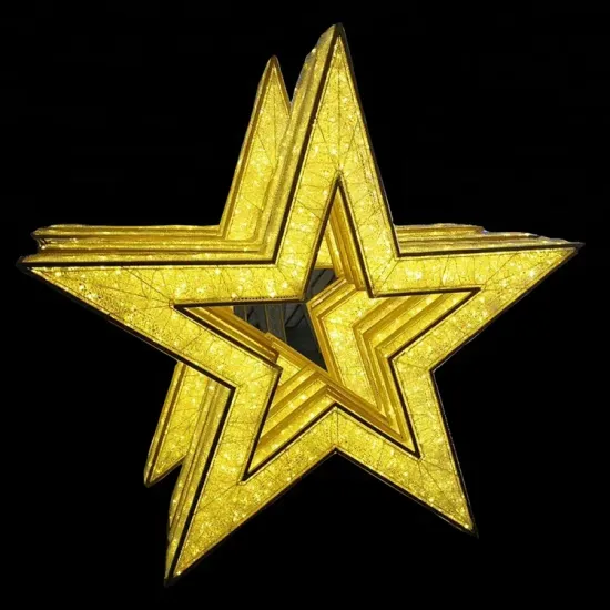 LED 3D Star Motif light Christmas Star Shape Light