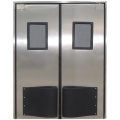 Double active swinging doors