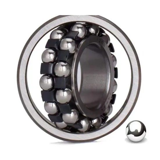 Double Row Chrome Steel Ceramic Excavator Self-Aligning Ball Bearings: Types 1205, 1308, 1312, 1316