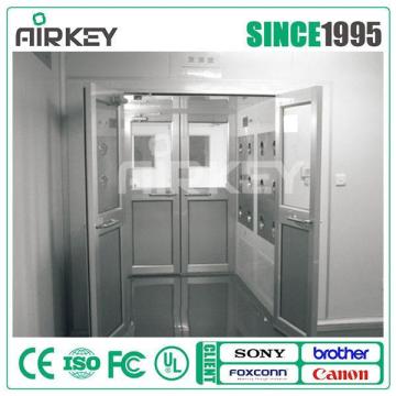 Double person stainless steel Air shower with HEPA Filter