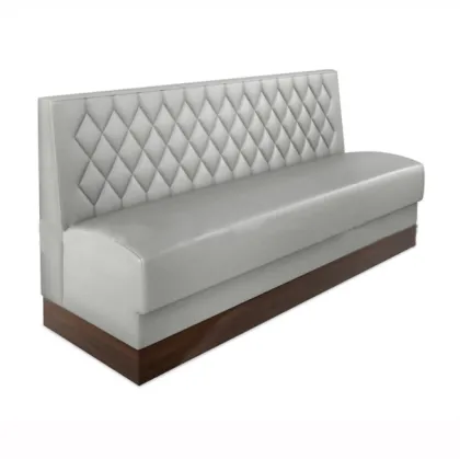 Mexican Restaurant with Tufted Leather Booth Seating