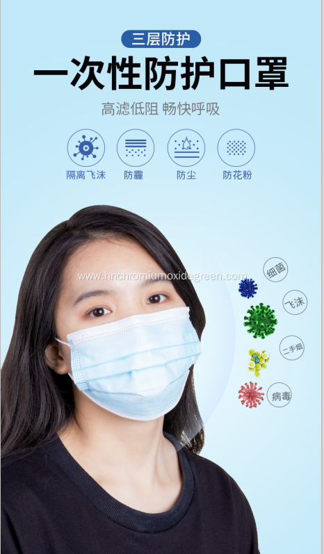 3 PLY Disposable Mask For Anti-Coronavirus