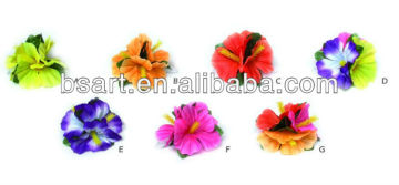Luau Multi color Flower Hair Clip