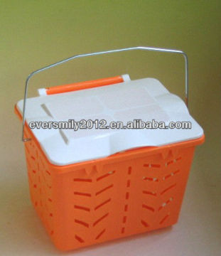 Plastic Storage Basket With Cover