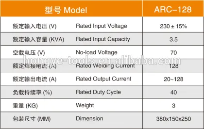 high frequency ac arc inverter welding machine