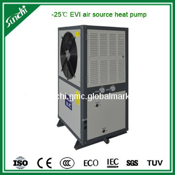 Winter EVI commercial using  high temperature heat pump