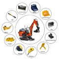 1t mini excavator best micro digger SD10S