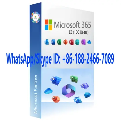 Microsoft 365 E3 Enterprise 1 Year 100users Subscription