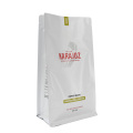 Vlastní papír Kraft Paper Coffee Bean Bottom Bag Tintie
