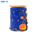 Girazi Kusvuta Ashray, Fodya Canister, girazi vase, polymer clay penzura nekatuni Halloween theme, ruoko rwakapendwa