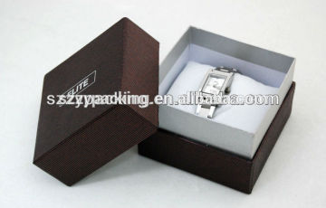 Customized paper watch box with different colors and custom logo