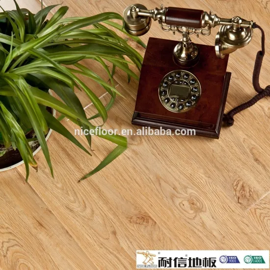 Indoor usage for bed floor square edge HDF Laminate Flooring