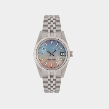 WOMEN'S AUTOMATIC NATURAL SHELL CALENDAR WATCH