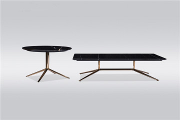 Marble stone coffee table