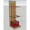 Utilisation de l'entrepôt de lifting / lifting des marchandises de haute qualité