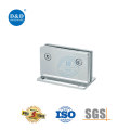 Hardware per porte della doccia in vetro fisso per bagno a bordo quadrato