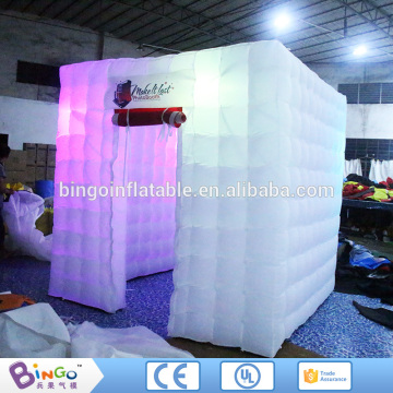 LED light inflatable photo booth studio/square inflatable photo booth for wedding BG-A0757