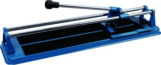 Portable tile cutter with steel base