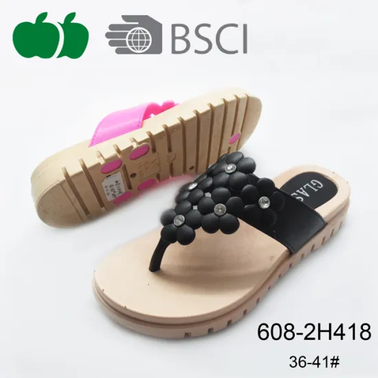 2017 Good Selling Soft Beautiful Fashion Female Slippers