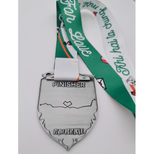 Custom 2021 Green Epoxy Enamel Valentine Day Medal