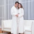 luxury custom solid casual home clothes women bathrobe